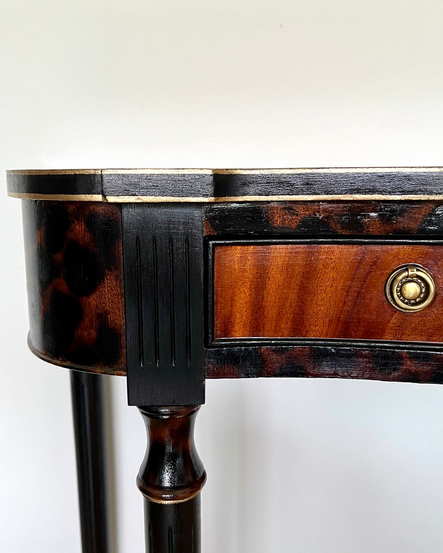Vintage Tortoise Shell Design Sideboard / Dressing Table