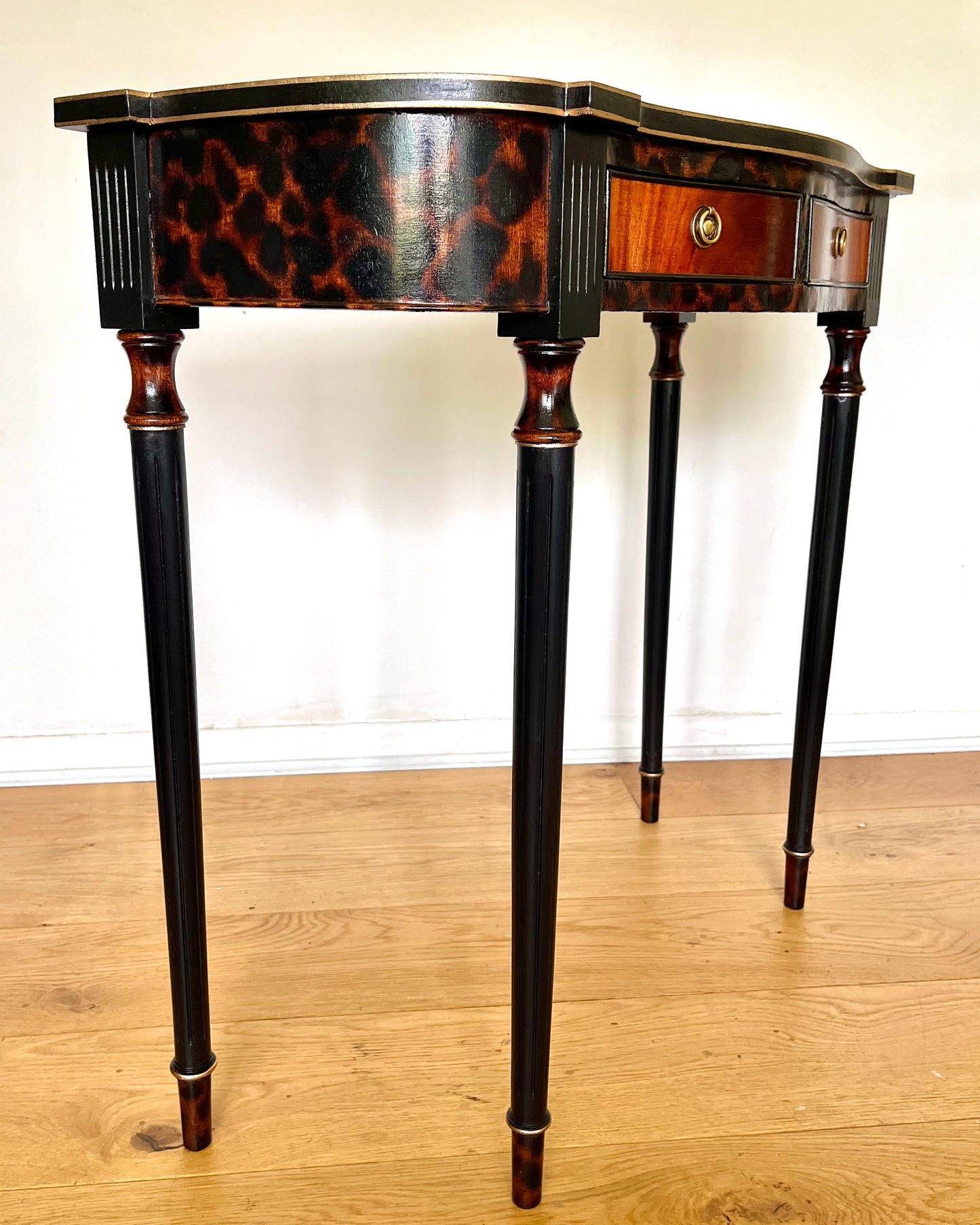 Vintage Tortoise Shell Design Sideboard / Dressing Table