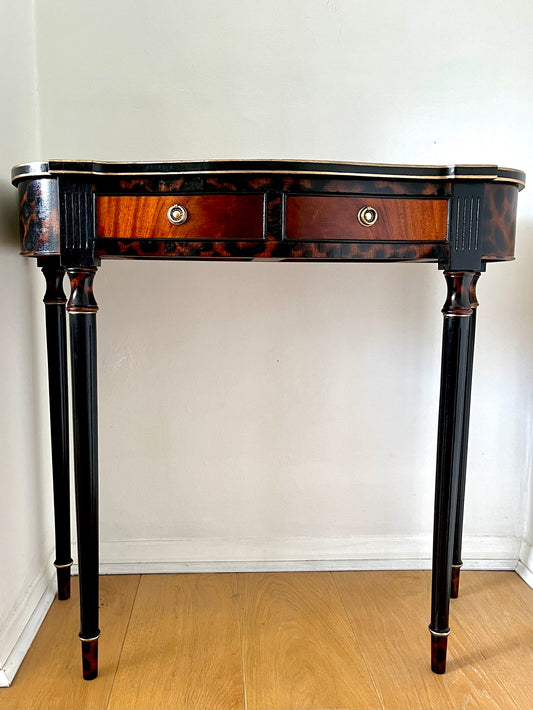 Vintage Tortoise Shell Design Sideboard / Dressing Table