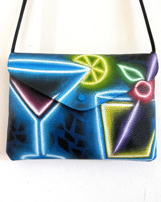 Cocktail Bag - hand-painted