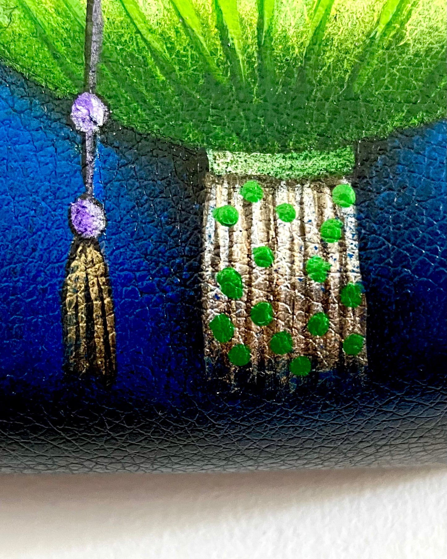 Lantern Bag - hand-painted