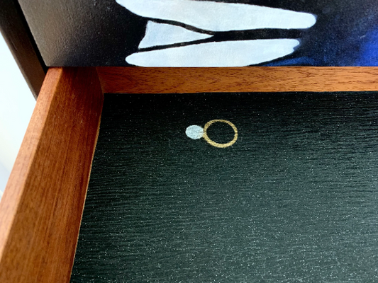 Mid Century Magpie Tallboy Chest of Drawers