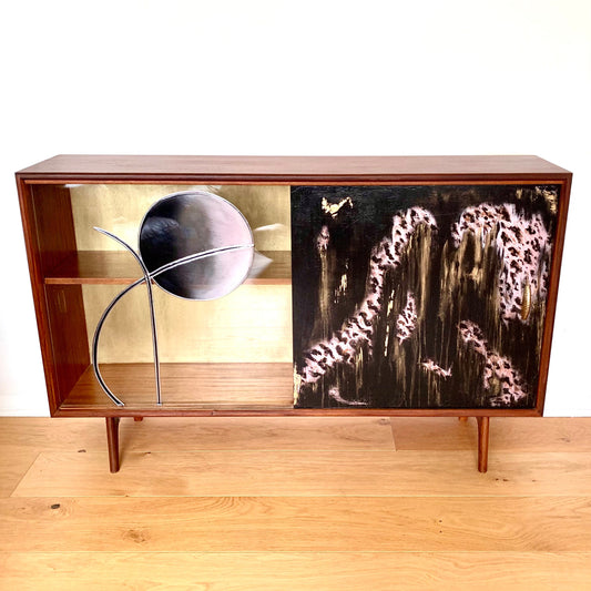 Mid Century Teak Herbert E Gibbs Sideboard Cabinet