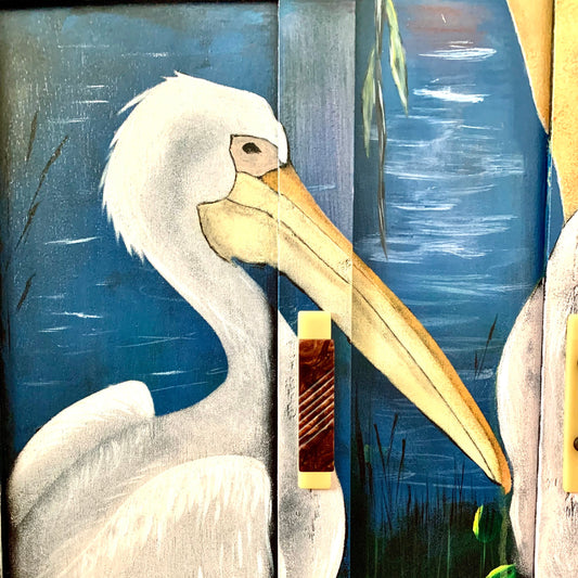 1930s Walnut Pelican Cabinet