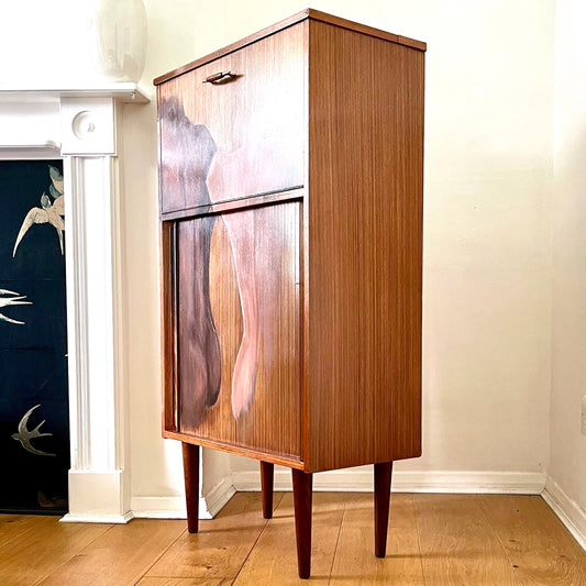 Mid Century Nudes Cocktail Cabinet