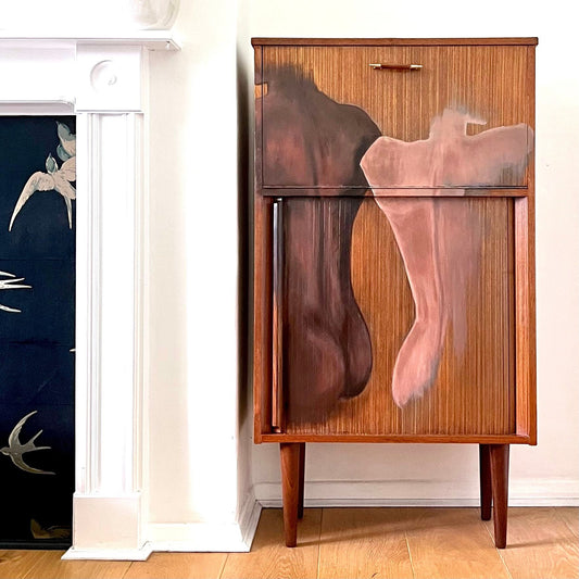 Mid Century Nudes Cocktail Cabinet