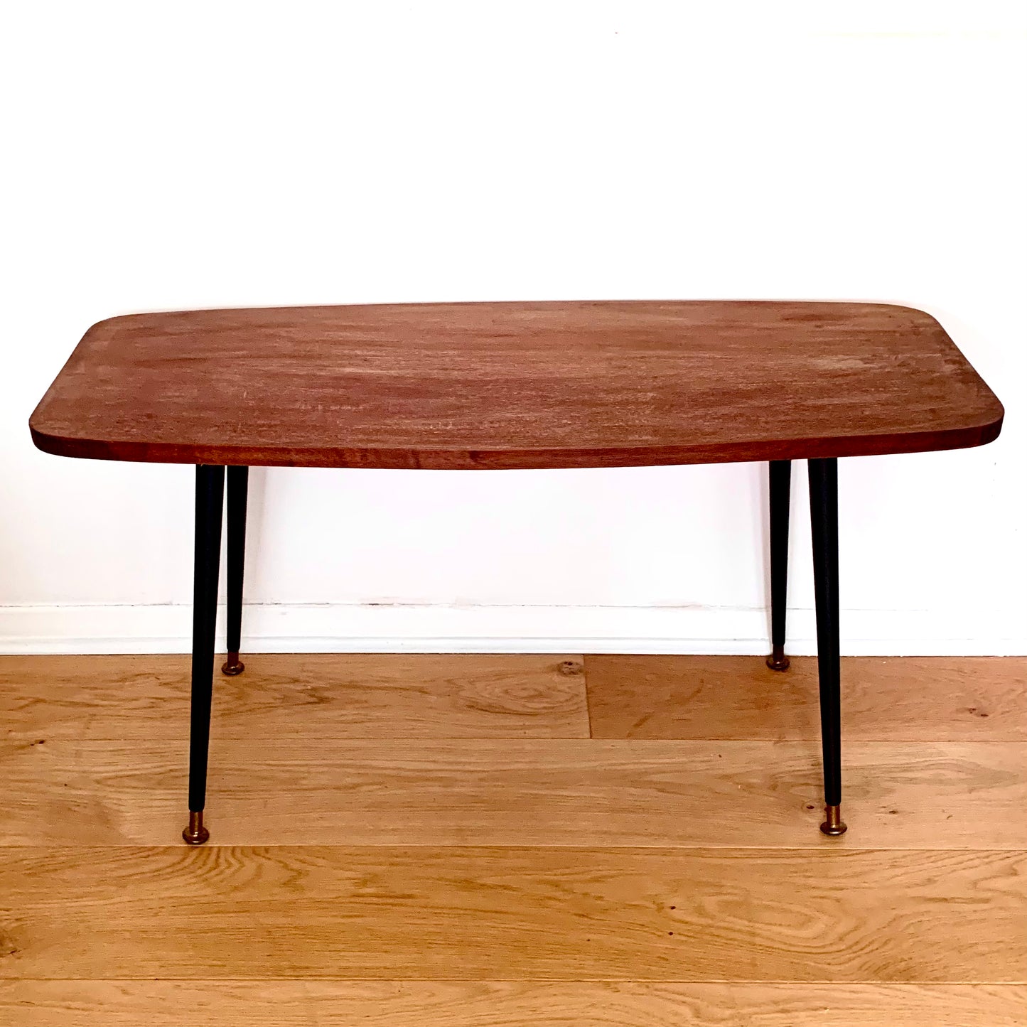 A 3D Mid Century Teak Fish Table
