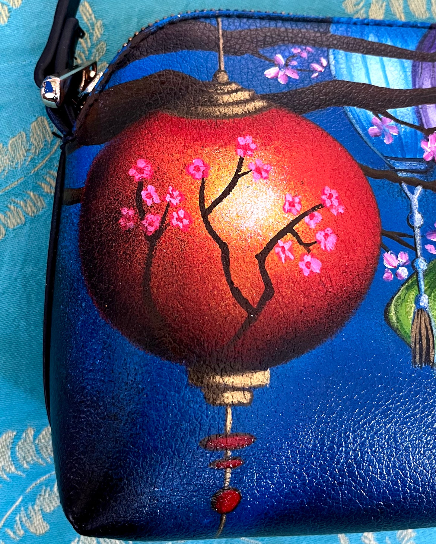 Lantern Bag - hand-painted