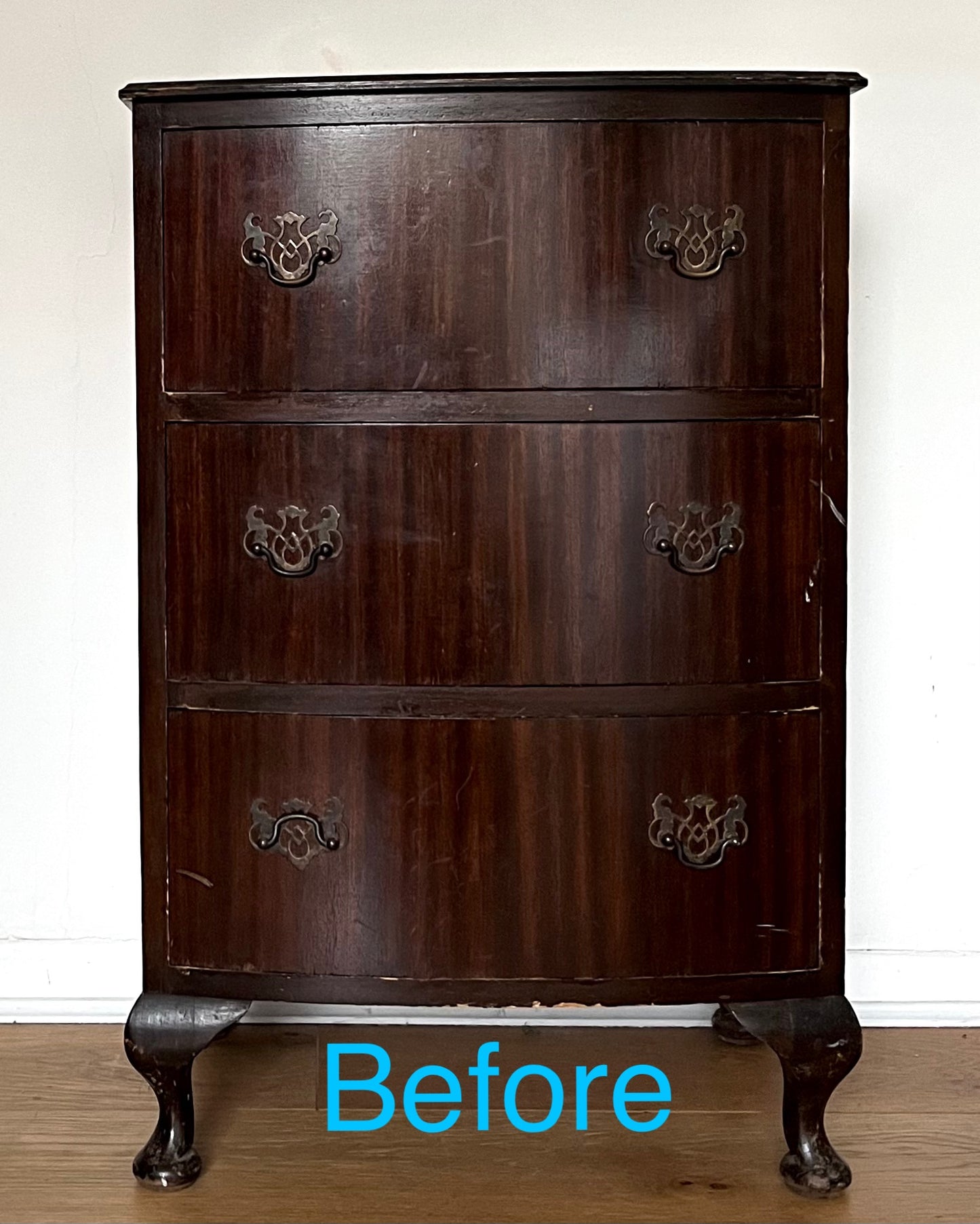1930s Fabric Covered Chest of Drawers
