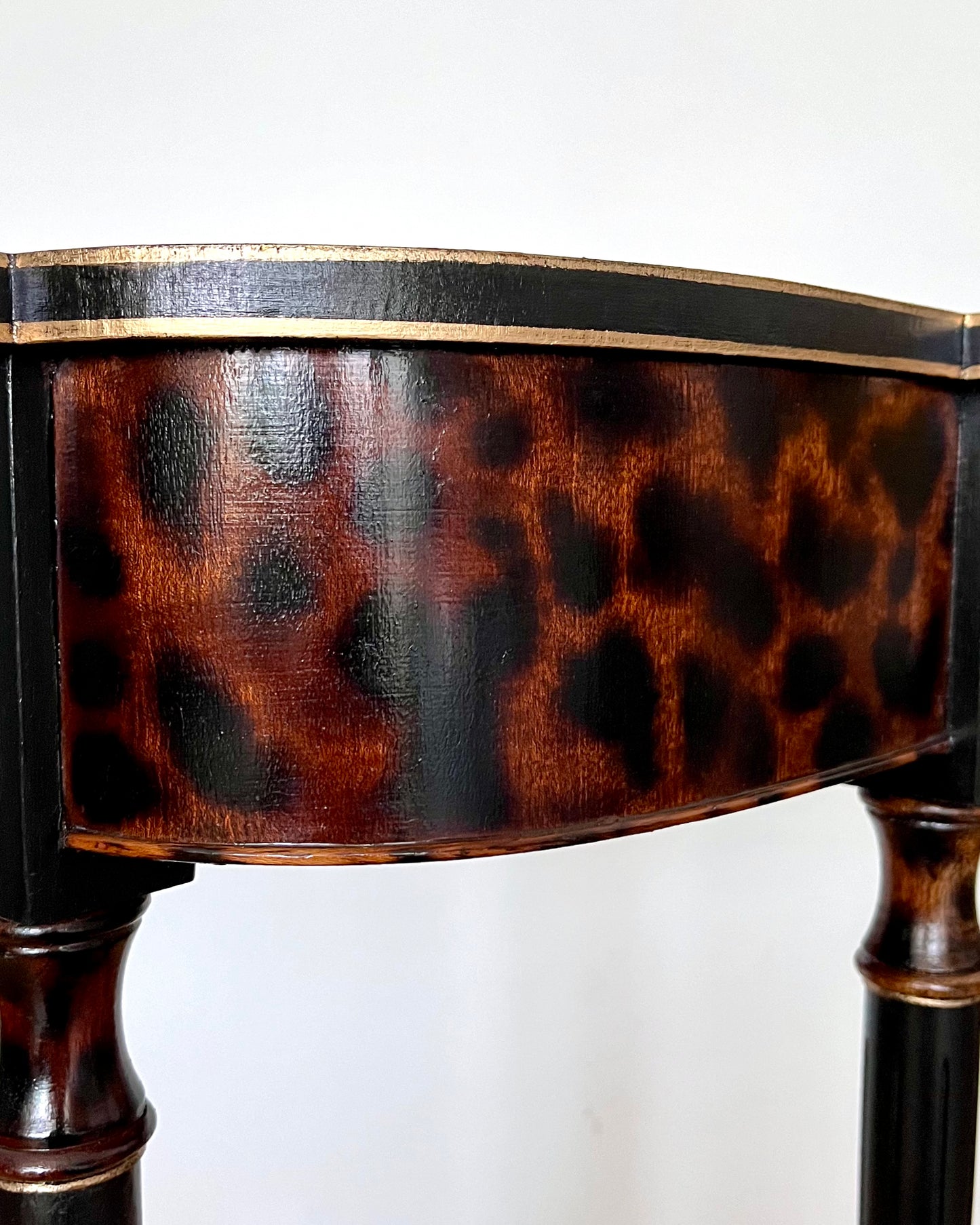 Vintage Tortoise Shell Design Sideboard / Dressing Table