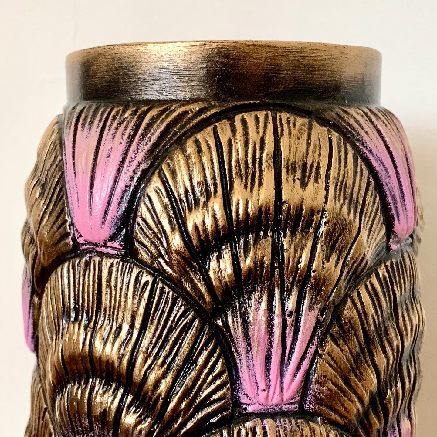 Art Deco Style Tall Floor Vase