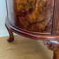 Antique Demilune Walnut Cabinet