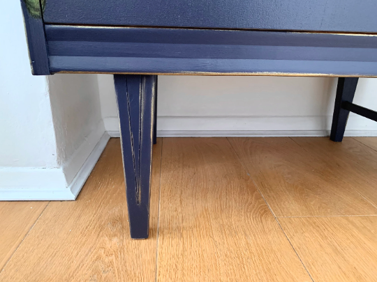 Mid Century Magpie Tallboy Chest of Drawers