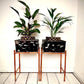 Vintage Decoupaged Plant Stands