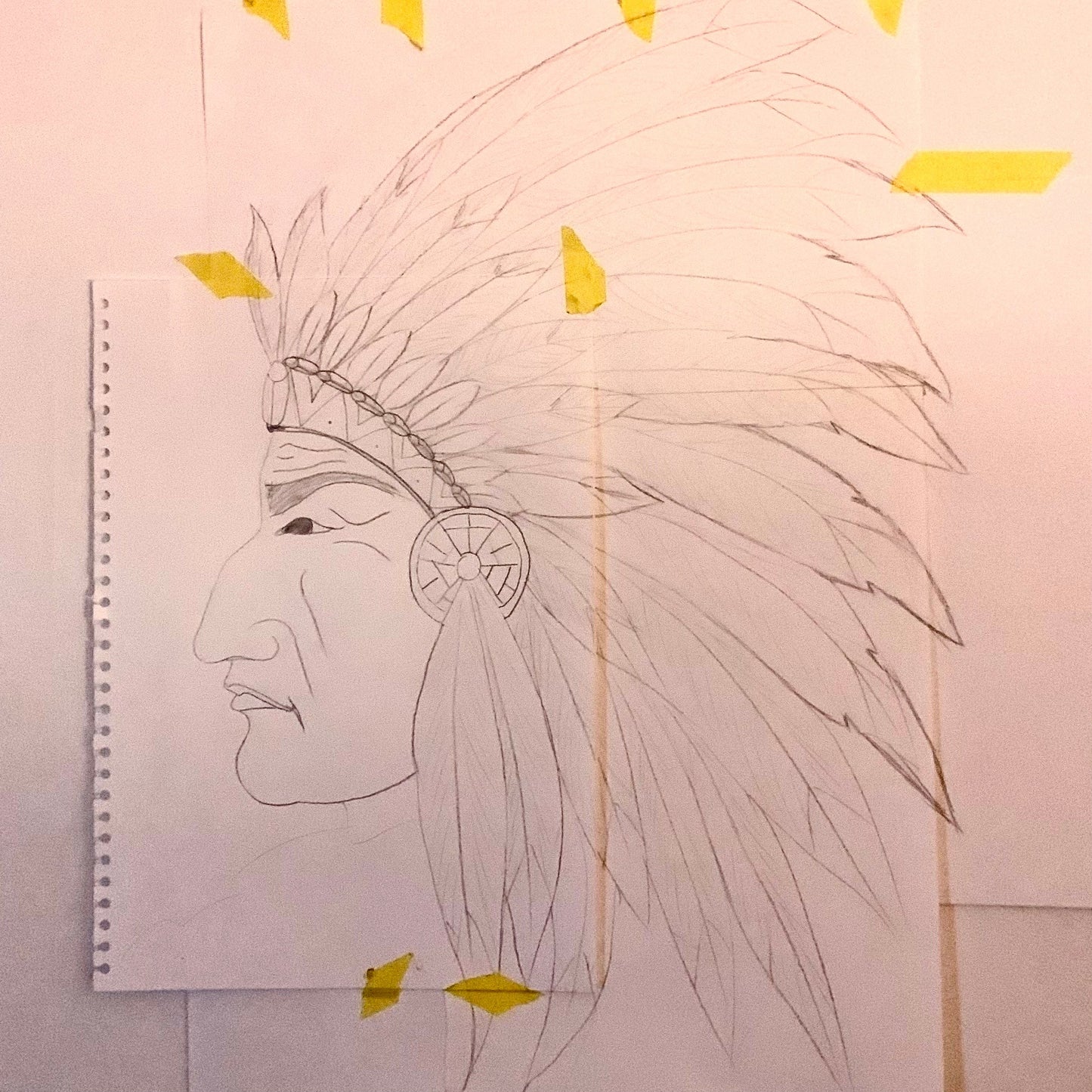 Native American Chief Cabinet