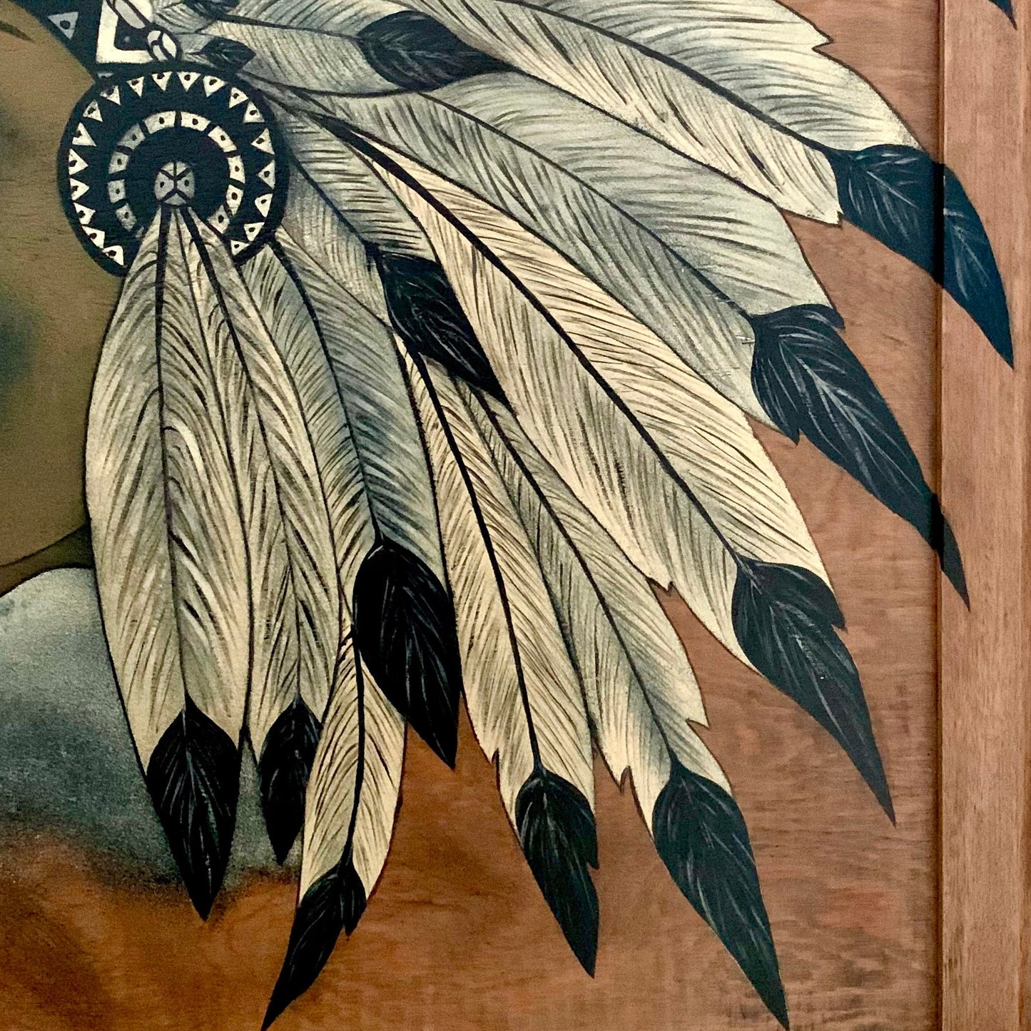 Native American Chief Cabinet