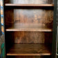 Art Deco Walnut and Stained Glass Cabinet