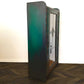 Art Deco Walnut and Stained Glass Cabinet