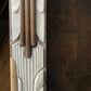 Art Deco Walnut and Stained Glass Cabinet