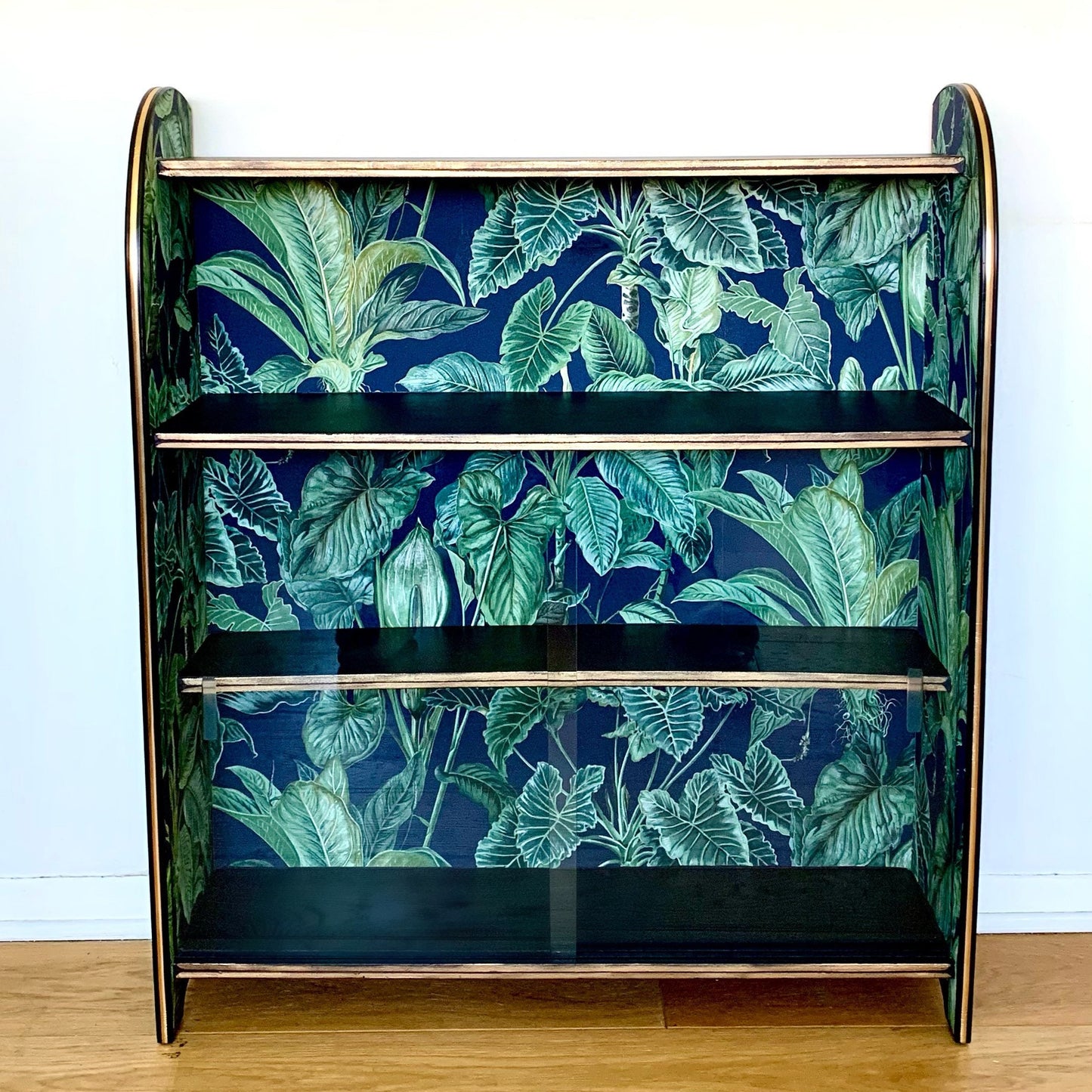 Mid Century Panther Bookcase Cabinet