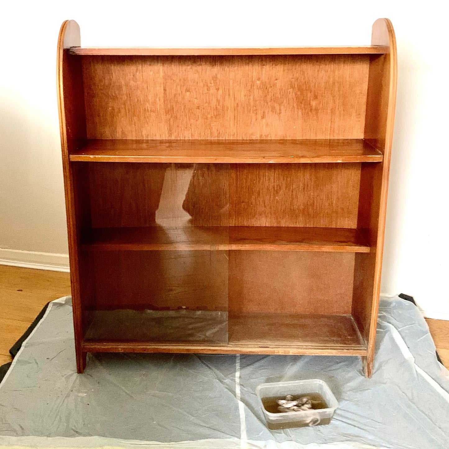 Mid Century Panther Bookcase Cabinet