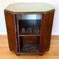 Vintage Bookcase / Drinks Cabinet (with sides that open out)