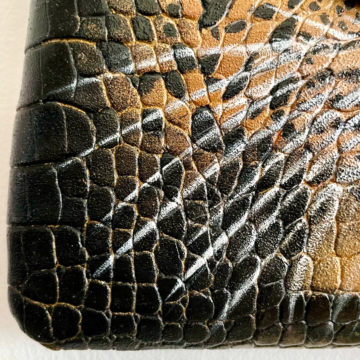 Hand-painted Leopard Bag