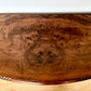 Antique Demilune Walnut Cabinet