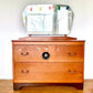 Mid Century Heron Dressing Table - original artwork