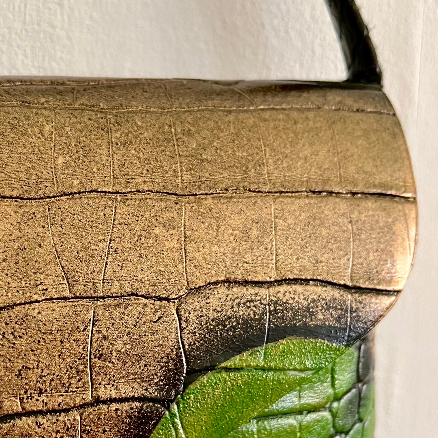 Hand-painted Leopard Bag