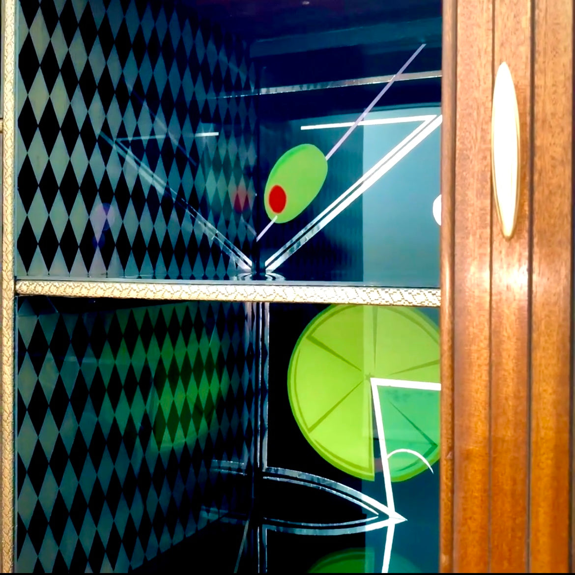 Mid Century Berner Huwil Record Cabinet