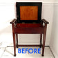 Edwardian Mahogany Piano Stool