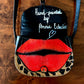 Lips Bag - hand-painted