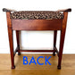 Edwardian Mahogany Piano Stool