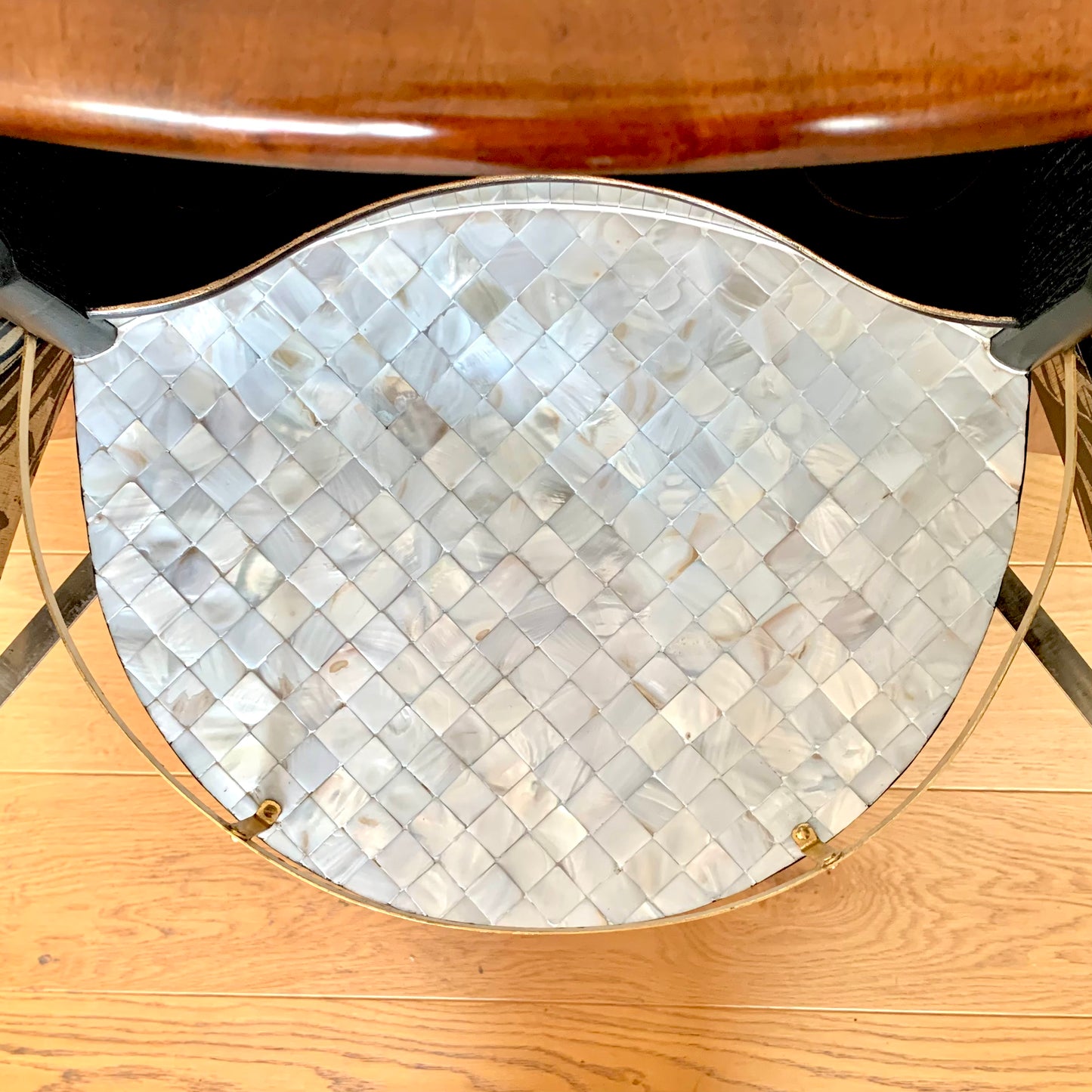 Jacob Summer’s & Sons MCM Cocktail Cabinet with Mother of Pearl