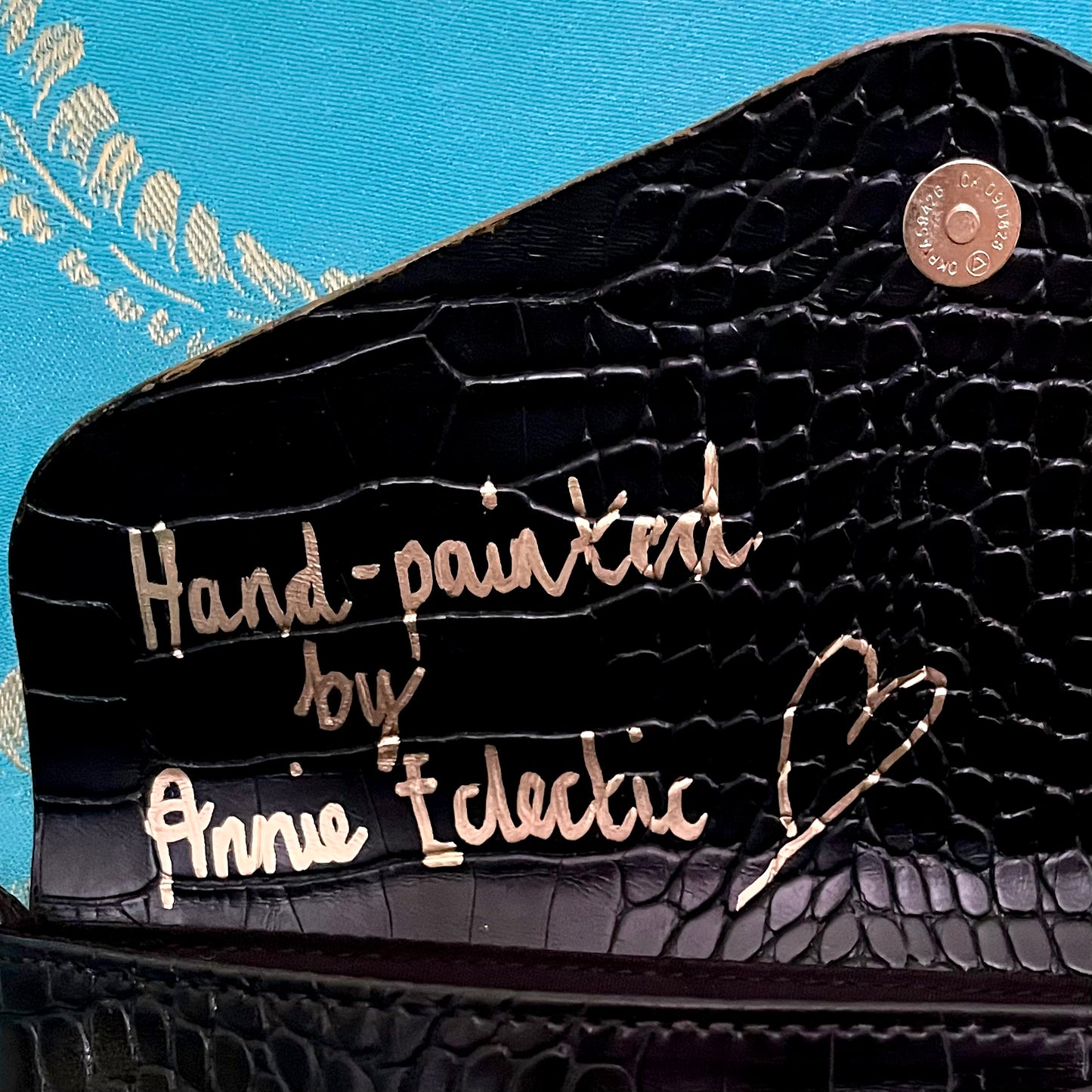 Hand-painted Leopard Bag