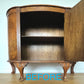 Antique Demilune Walnut Cabinet