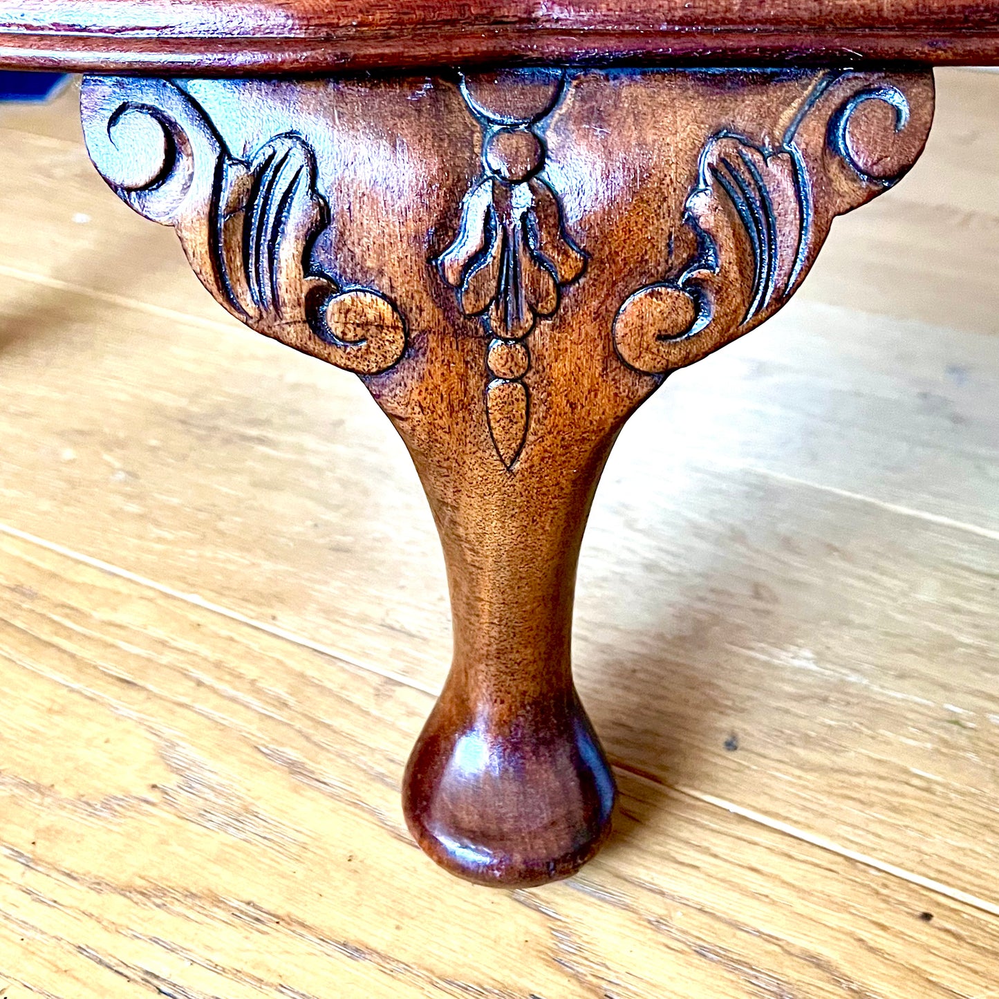 Antique Demilune Walnut Cabinet